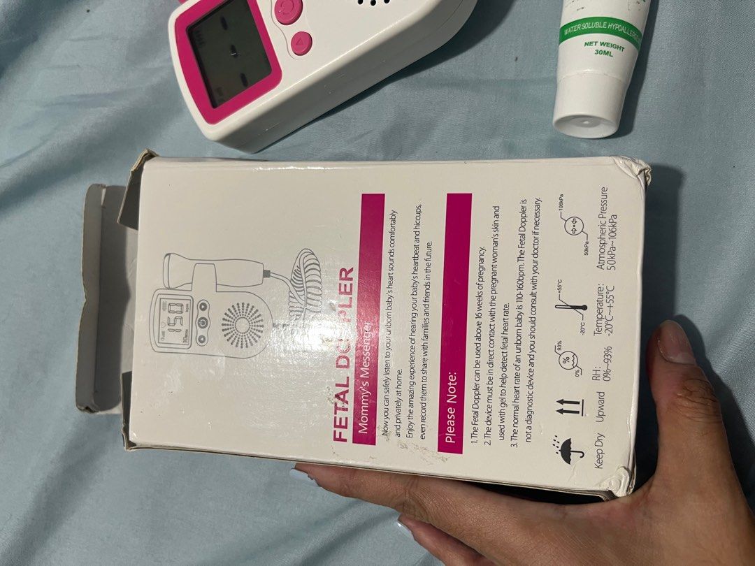 Fetal Doppler (Category: Maternity Care) located in Polomolok. Submitted by bunyantrav31556 (Listing ID 1425361959, Image 3). Description: Used Fetal Doppler. Used while pregnant with baby boy Need to buy a New ULTRASOUND TRANSMISSION GEL.