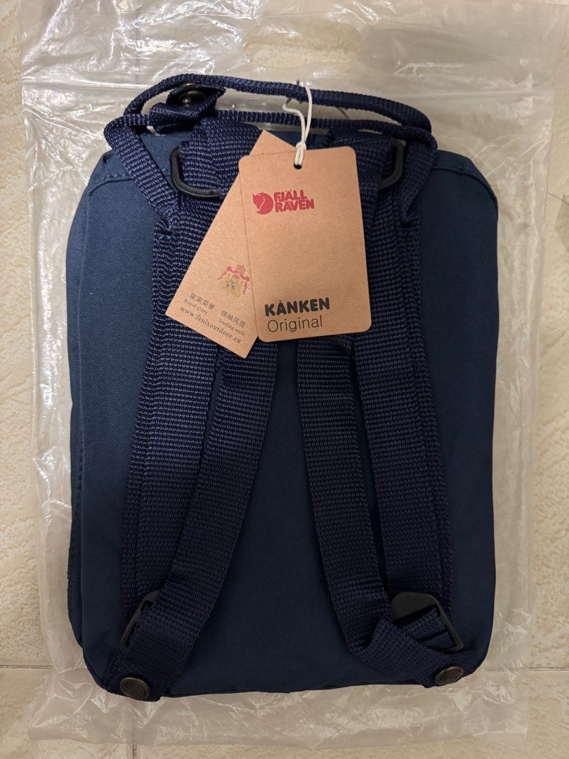 kanken mini backpack navy FjallRaven - The adjustable shoulder straps ensure a comfortable fit for both men and women Kanken Mini Backpack Navy Kanken