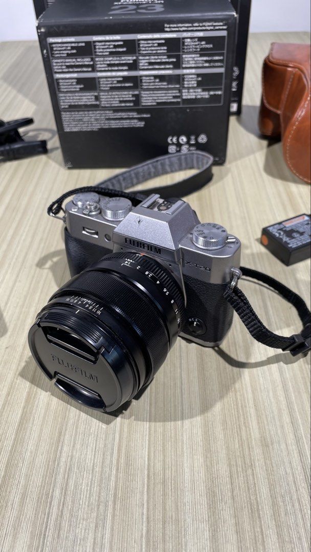 Fujifilm X-T20 Mirrorless Camera with Lenses (Category: Cameras) located in Rizal. Submitted by AAA.PH (Listing ID 1425343714, Image 3). Description: - fuji xt20 ( 12k SC ) - Fuji 23mm 1.4 R ( clean ) sold as bundle.