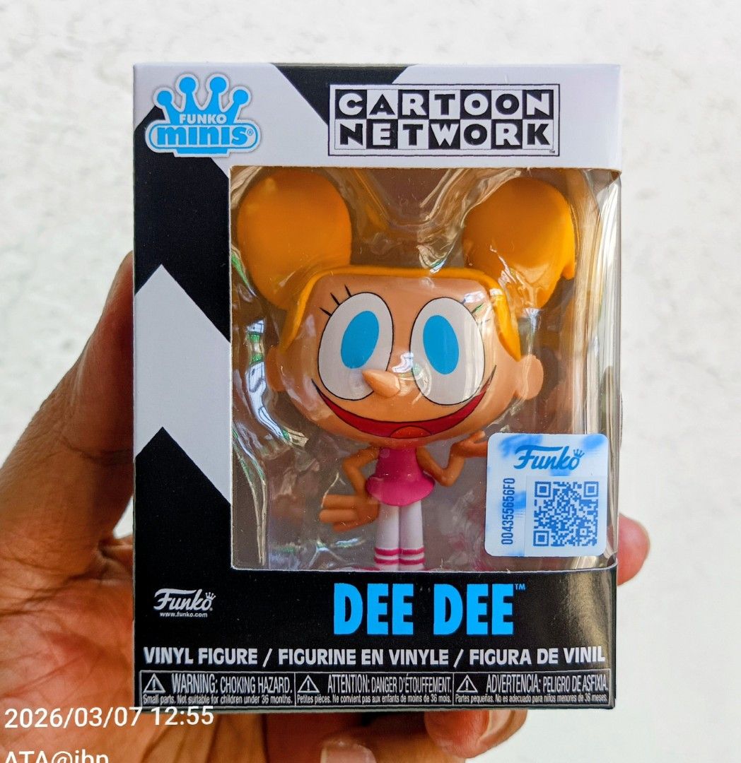 Funko Minis CN DEE DEE Vynil Static Figure (Category: Designer & Blind Box Toys) located in Paranaque City. Submitted by AirplanesTrainsAutomobilesATBP (Listing ID 1425351906, Image 1). Description: Want to see more of my listings? Just click my username above.☝️ DESCRIPTION: > ITEM: Funko Minis Cartoon Network Dexter's Laboratory DEE DEE Vynil Static Figure. Measures approximately 3" in height. > CONDITION: Brand New. > MODE OF PAYMENT: G-Cash. 