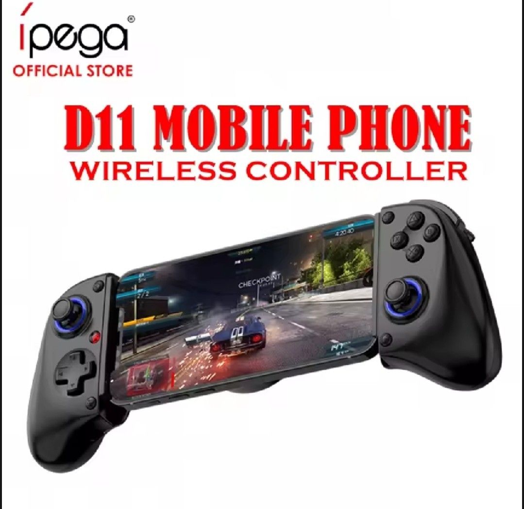 Gaming Laptop, PC, Tablet & Phone, Controller (Category: Nintendo) located in Rizal. Submitted by anjellessentials (Listing ID 1425271142, Image 2). Description: D11/ D11S Wireless Bluetooth V5.2 Game Stretching Hall Trigger Controller For Android/ IOS Smartphone/ N.S/ Windows PC.