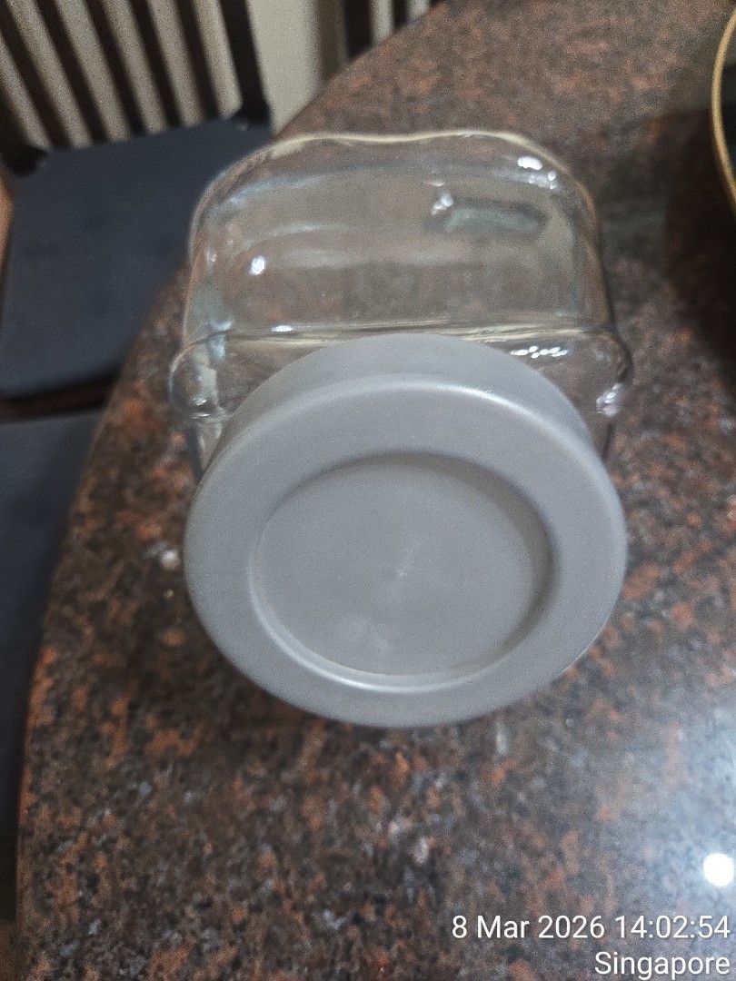 Glass Jar with Grey Lid476317815795896321
