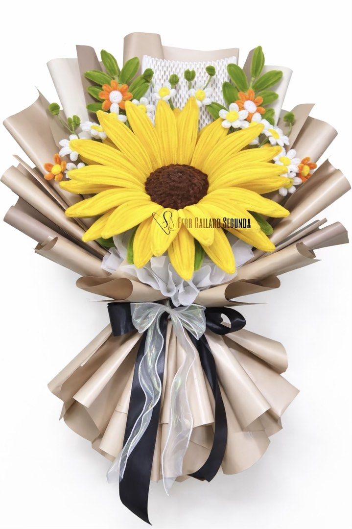 Handmade Sunflower Bouquet (Category: Flowers & Bouquets) located in Taguig. Submitted by ferrgallardsegunda (Listing ID 1423226319, Image 1). Description: Ready to deliver Loc: Taguig Length: 30inches x Width: 19inches PM for more details.