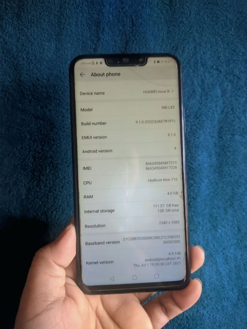 Huawei nova 3i (Category: Huawei) located in Quezon City. Submitted by chel2704 (Listing ID 1425252073, Image 2). Description: - Huawei Nova 3i - Unit only - Black color - 128GB storage - Sleek design - Meetup at Riverside Tricycle Terminal, Commonwealth Ave. Cor. Adarna St. Brgy Commonwealth, QC..