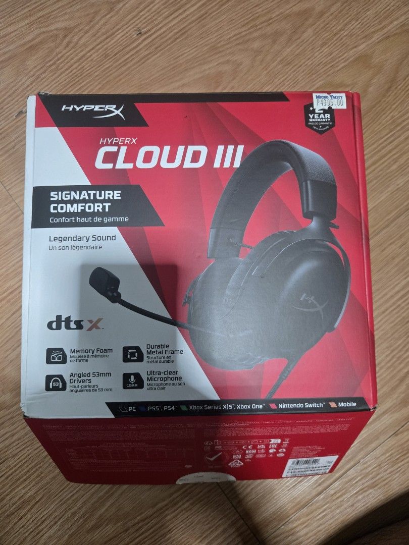 Spliter Hyperx HyperX Cloud III Gaming Headset, Audio, Headphones & Headsets on Carousell