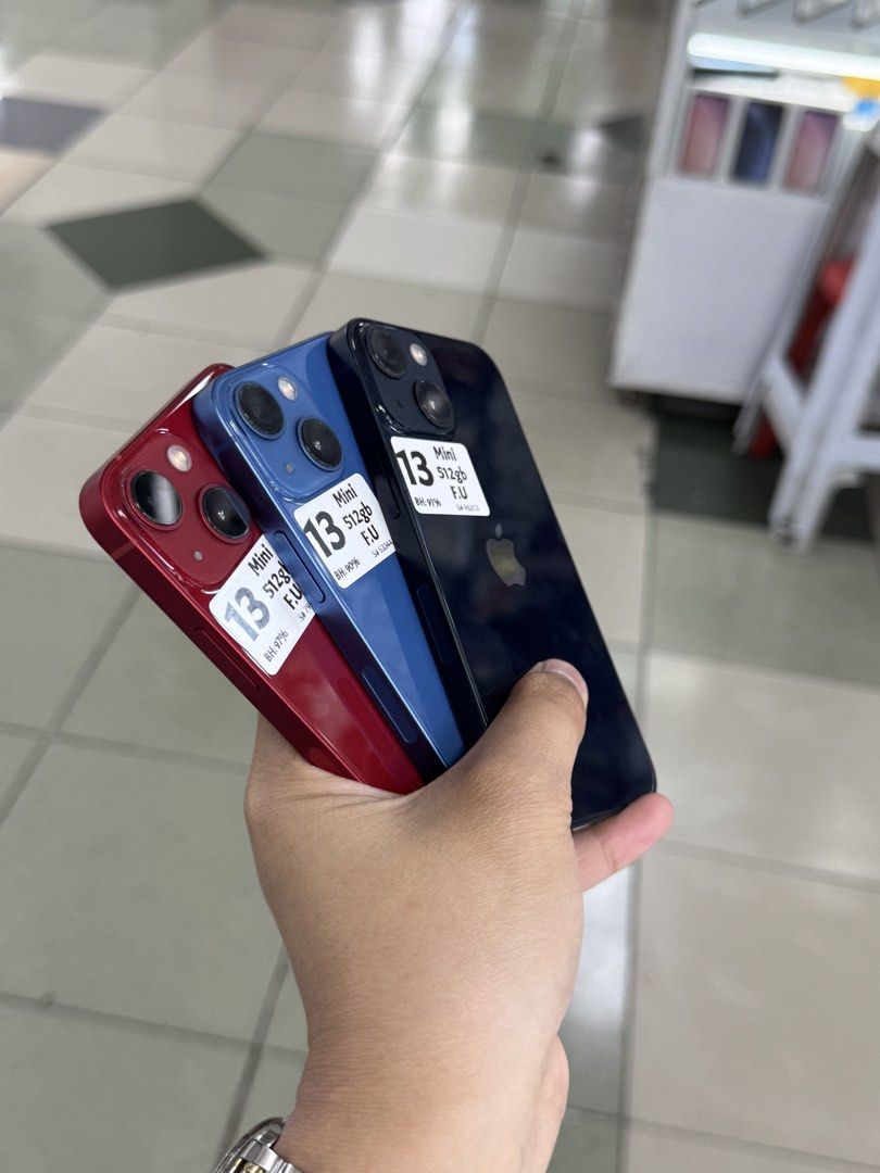 IPHONE 13 MINI 512GB 91%BH FU OPENLINE NO ISSUE (Category: iPhone 13 Series) located in San Juan City. Submitted by aynaagadgets (Listing ID 1425416292, Image 2). Description: MARCH 2026 STALL #: XB-07 FOR SALE | TRADE / SWAP PASS SA MGA SCAMMERS / THIRD PARTY (RFS: Buy and Sell) IPHONE 13 MINI 512GB FACTORY UNLOCK ⬇️DETAILS⬇️ •512 GB (Other storage is also available) •Black (Other color is also available but price may vary) •91%bh •US Variant •9