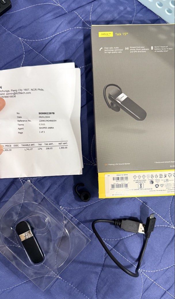 Jabra Talk 15SE (Category: Earphones) located in San Jose del Monte. Submitted by ladypharmacist (Listing ID 1425311433, Image 1). Description: RFS: decluttering.