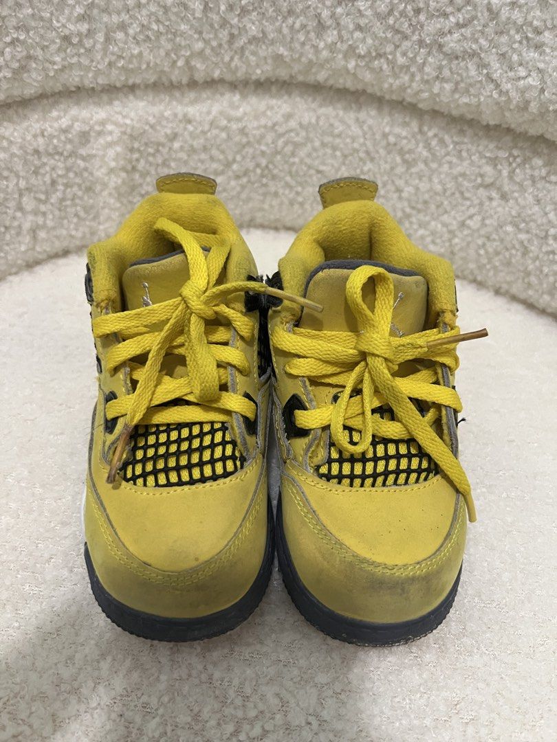 Jordan 4 Retro Toddler 8C (Category: Babies & Kids Fashion) located in Munoz. Submitted by dong4tti (Listing ID 1425267051, Image 2). Description: LEGIT SIZE 8C withoutbox pair only.