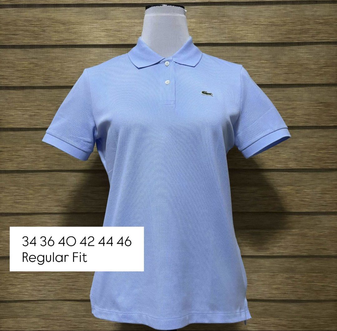 Lacoste Womens Regular Fit Polo Shirts (Category: Shirts) located in Santa Rosa. Submitted by miqboutique (Listing ID 1425260136, Image 2). Description: BELOW SRP✨ ₱3,900 - FIRM PRICE 🐊Womens Regular Fit • Ready to ship • Guaranteed Original Fb page: Miq's Boutique.