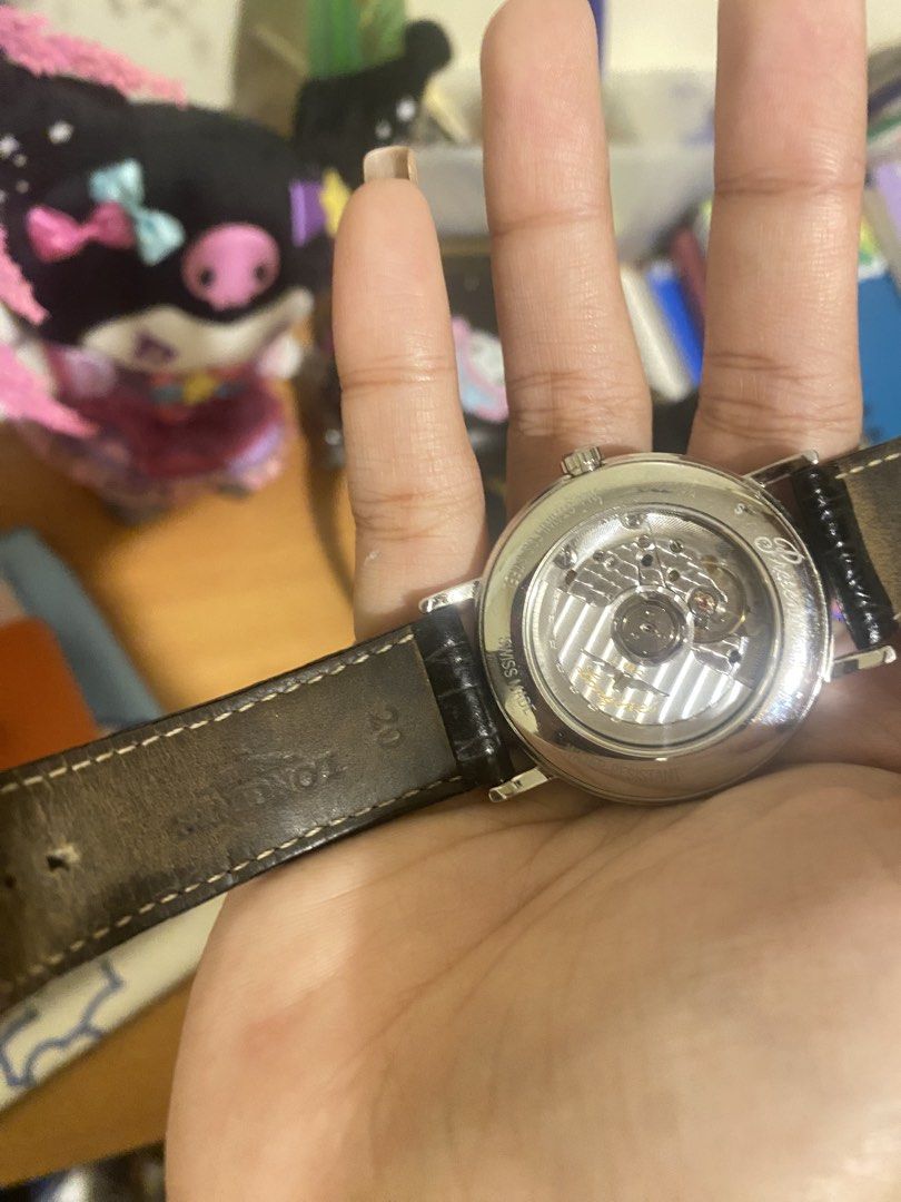 Longines Presence Automatic Watch with original belt (Category: Luxury Watches) located in Manila. Submitted by ajustinet96725 (Listing ID 1425306946, Image 2). Description: Brand: Longines Model: Présence Automatic Reference: L4.821.4.11.2 Movement: Swiss Automatic (self-winding) Case: Stainless steel Dial: Clean white dial with Roman numerals Crystal: Scratch-resistant sapphire Style: Classic dress watch Condition: Good condition (normal light 