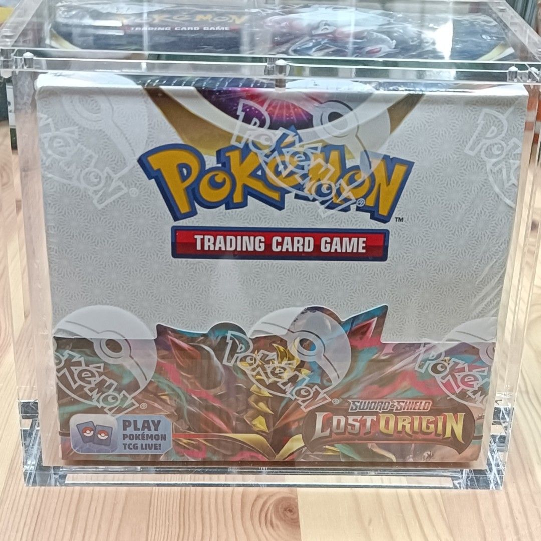 lost origin booster box pokemon in acrylic case, Hobbies & Toys, Toys ...