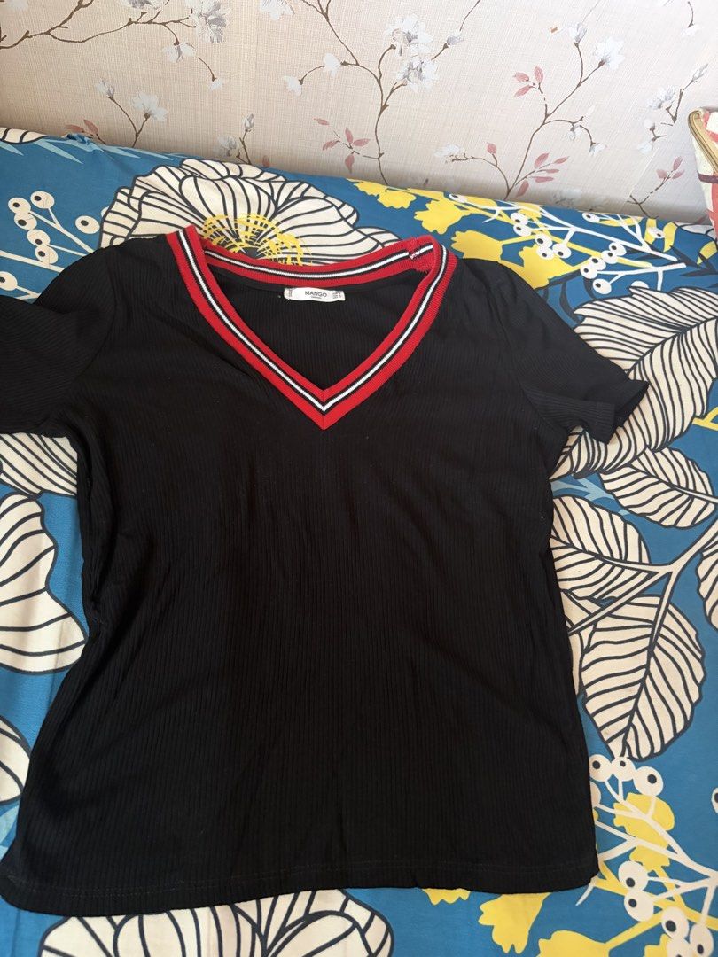 Mango Casual V-Neck T-Shirt (Category: Shirts) located in San Pedro. Submitted by AuthenticBrandedItems (Listing ID 1425313276, Image 1). Description: .