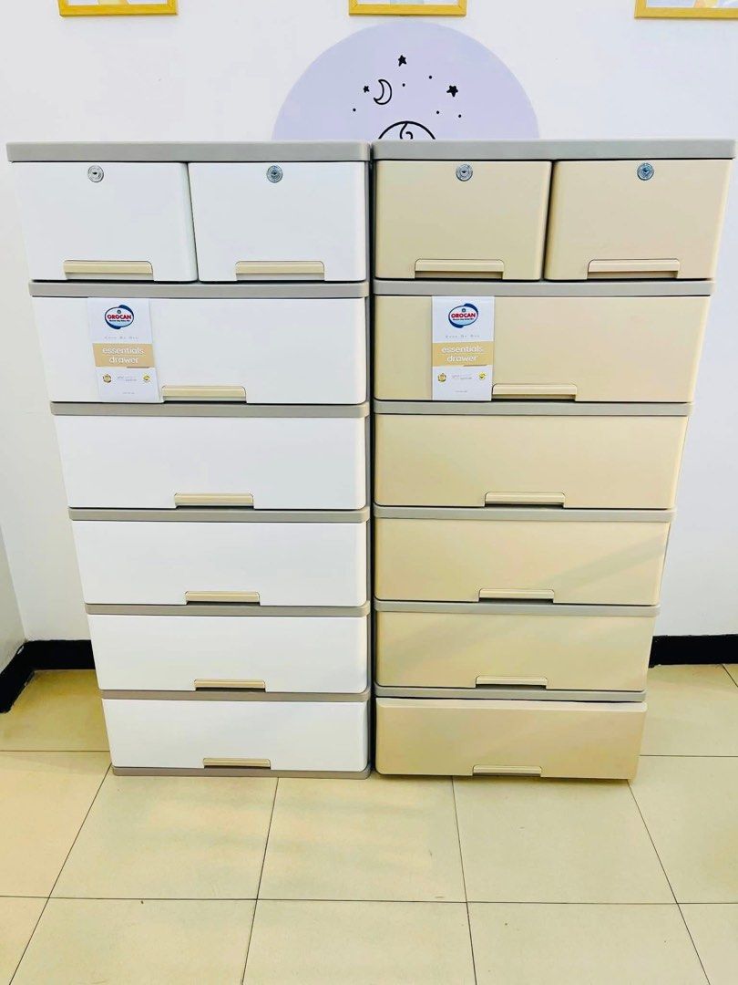 Megabox 5-Layer Plastic Drawer (Category: Shelves, Cabinets & Racks) located in Las Pinas. Submitted by shytorres (Listing ID 1425359310, Image 3). Description: Durable Megabox 5-layer plastic drawers available in various colors. Features multiple drawers for storage. The drawers are easy to open and close. Perfect for organizing clothes, accessories, or other household items. Available in beige, ash gray, and other colors. Easy to assemble and r
