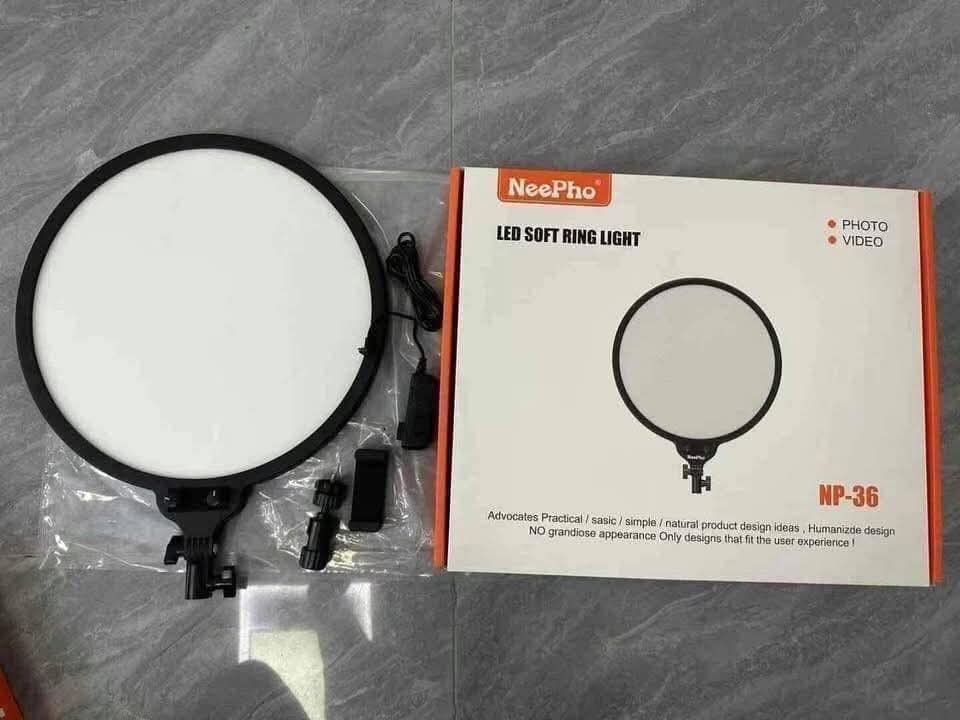 NeePho LED Soft Ring Light NP-26 and NP-36 (Category: Lighting & Studio Equipment) located in Manila. Submitted by lyfrancois14 (Listing ID 1425267945, Image 2). Description: NeePho Led Soft Ring Light With Stand NP-26 850php NP-33 1100php NP-36 1250php.