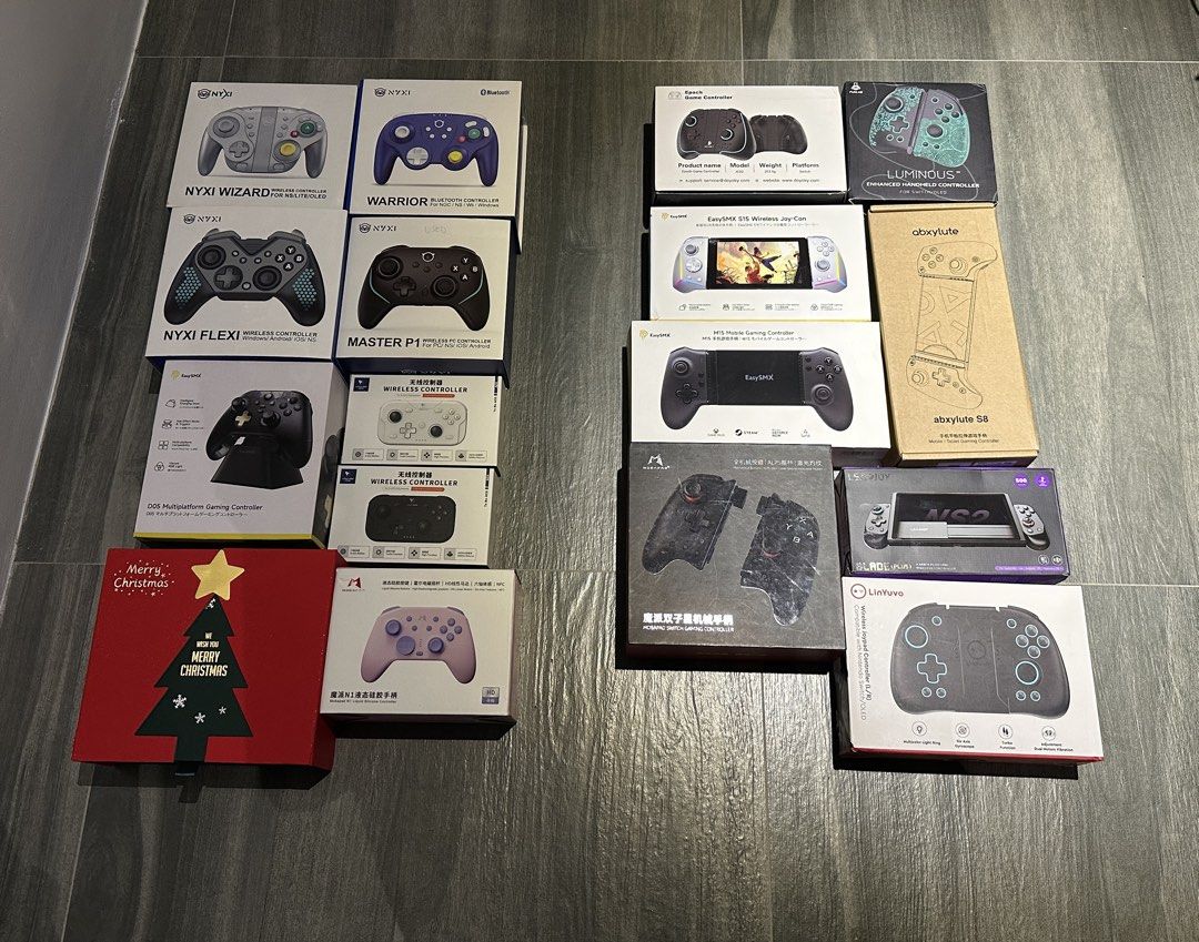Nintendo Switch Joycons and Pro Controllers for SALE (Category: Controllers) located in Bulacan. Submitted by gamingcentralph (Listing ID 1425359793, Image 1). Description: Hey, guys! I am selling all my remaining controllers! Most of them are directly from the official brands and were sent to me for review. If you will ask for additional pictures, I’ll just send you the link of my review video para kita mo talaga. Most of them binalik na agad sa