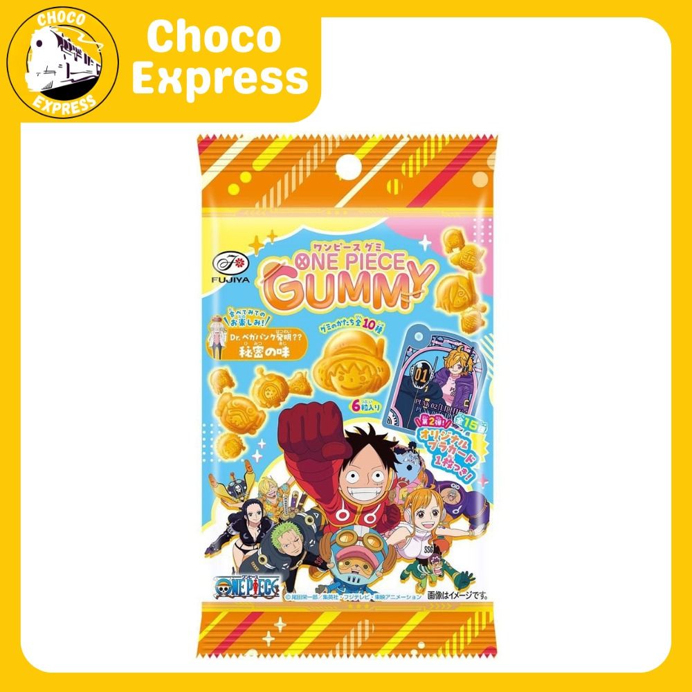 One Piece snacks Gummy Candy with one KeyChain , Food & Drinks ...