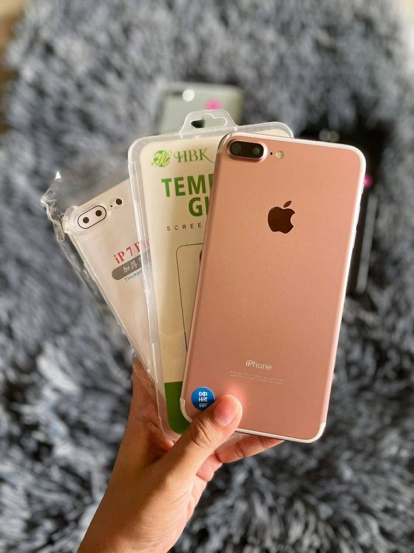 Original IPHONE 7 plus (Category: iPhone 7 Series) located in Manila. Submitted by authenticbagswatchesco (Listing ID 1425298393, Image 1). Description: Original IPHONE 7 plus 💸 Only ₱8,500| 128GB + SF 📦 Complete inclusions: ✔ Box ✔ Charging Cord ✔ Manual & SIM Injector ✔ Free Case ✔ Tempered Glass — Ready to use, ready to flex. Grab yours now!.