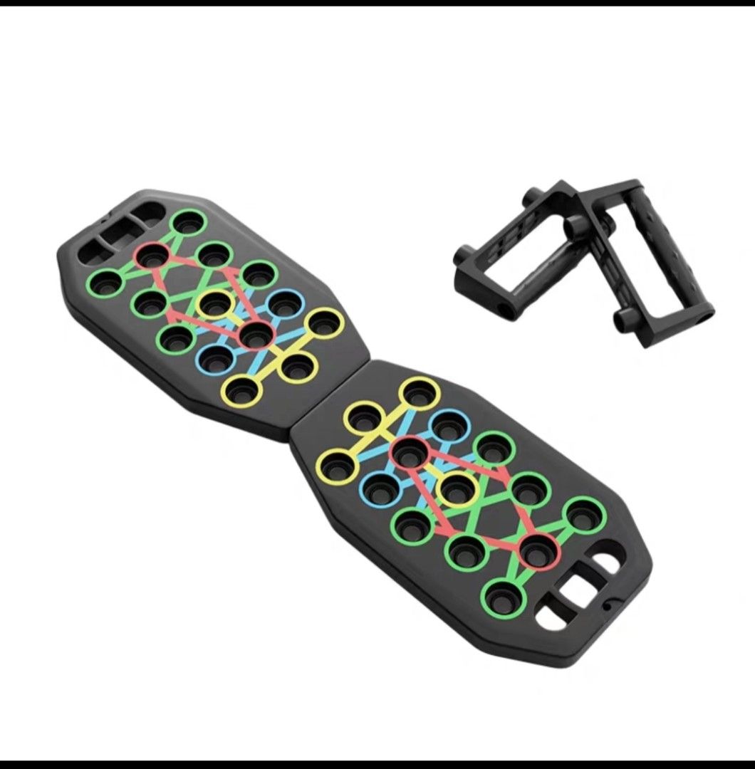 PORTABLE PUSH UP BOARD / Colour Coded Muscle training system, Sports ...