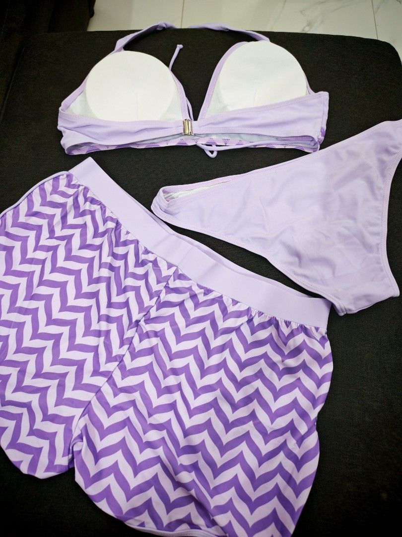 Purple Bikini Set with Shorts XL (Category: Bikinis & Swimsuits) located in Bulacan. Submitted by mandjays (Listing ID 1425313363, Image 2). Description: Brand New! Size XL.