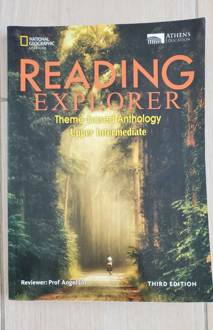 Reading Explorer Upper Intermediate 第三版 （分類：教科書）位於 Hong Kong。 由 audsab11 提交（商品編號 1425288038，圖片 1）。簡介： Reading Explorer Upper Intermediate 第三版，主題式選集。適合提升英語閱讀能力。由National Geographic Learning出版。另有第二版，附有CD-ROM。另有Grammar & Usage Developing Skills 第三版，適合HKDSE。還有Mastering English 5A/5B，以及Youngpost Inspire Vol.2，HKDSE 英語閱讀練習。。