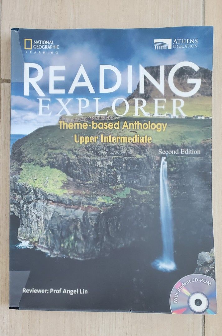 Reading Explorer Upper Intermediate 第三版 （分類：教科書）位於 Hong Kong。 由 audsab11 提交（商品編號 1425288038，圖片 2）。簡介： Reading Explorer Upper Intermediate 第三版，主題式選集。適合提升英語閱讀能力。由National Geographic Learning出版。另有第二版，附有CD-ROM。另有Grammar & Usage Developing Skills 第三版，適合HKDSE。還有Mastering English 5A/5B，以及Youngpost Inspire Vol.2，HKDSE 英語閱讀練習。。