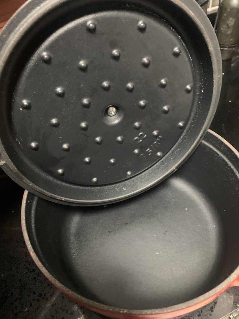 Red Cast Iron Pot with Lid460891503314216962