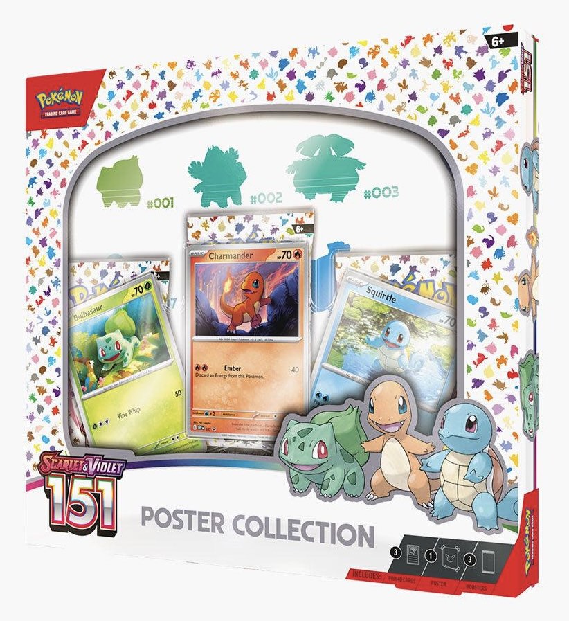 151 Poster Collection | Pokemon TCG | Booster Packs, Hobbies & Toys ...