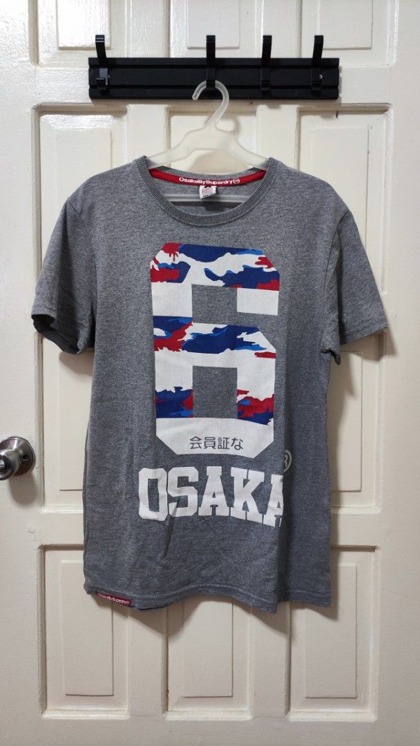 Superdry T-Shirt (Category: Tshirts & Polo Shirts ) located in Paranaque City. Submitted by InsideDaBox (Listing ID 1425348477, Image 1). Description: 🚩Superdry Shirt ✅Pre-loved ✅Condition: 8/10 ✅Size: Medium ✅Color may vary due to lighting condition ✅May have crack prints ✅Location: Malasiqui, Pangasinan ✅Shipping thru J&T or LBC (Buyer's expense).