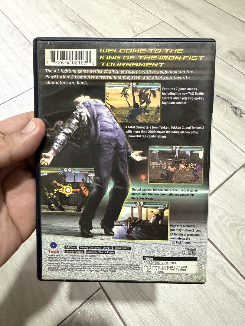 Tekken Tag Tournament - PlayStation 2 (Category: PlayStation) located in Mandaluyong City. Submitted by voltprime (Listing ID 1425255699, Image 2). Description: PS2 Tekken TAG complete with manual Good working condition Bdo / Gcash.