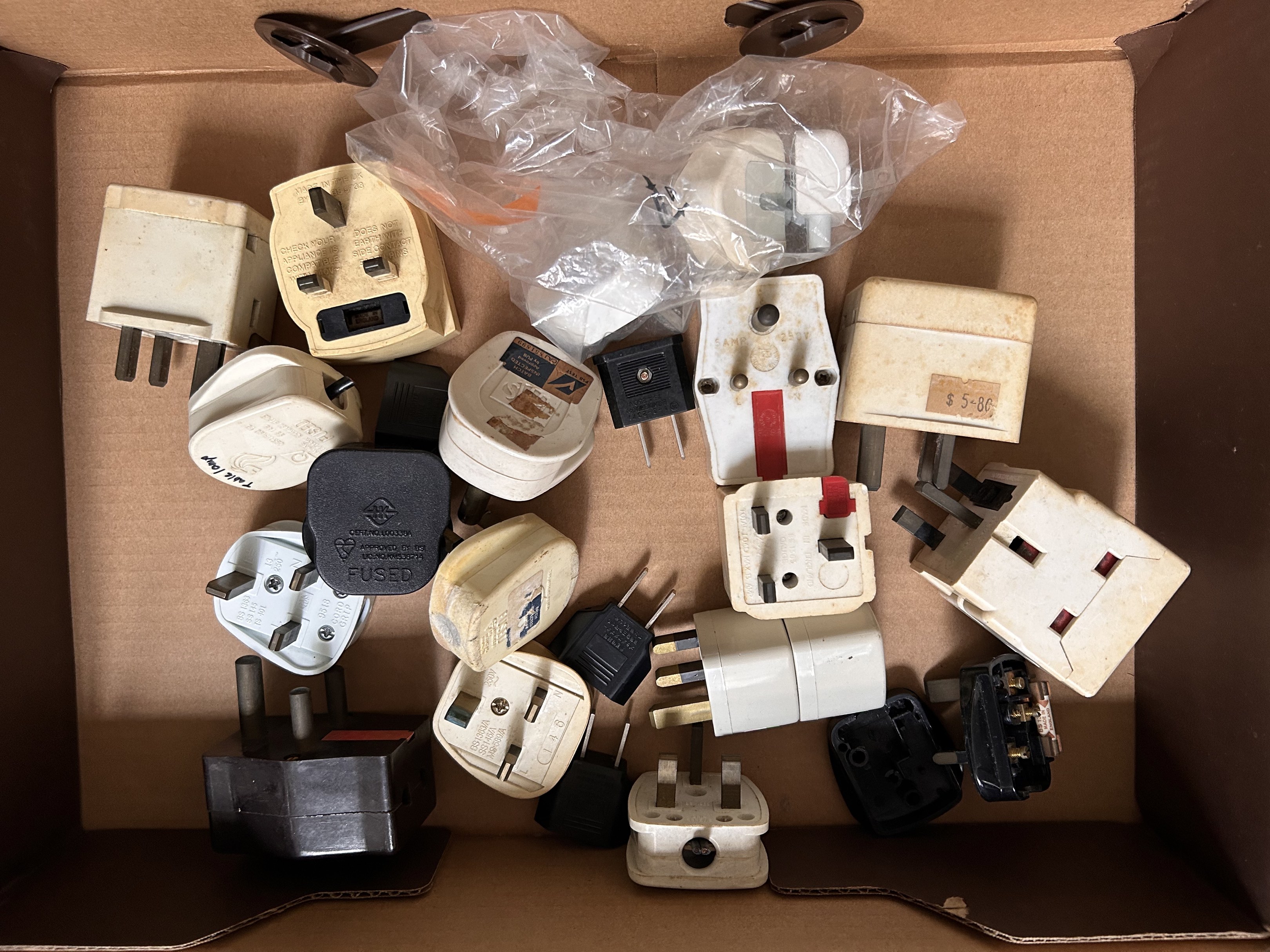 Vintage Plug Adapters - Assorted Types, TV & Home Appliances ...