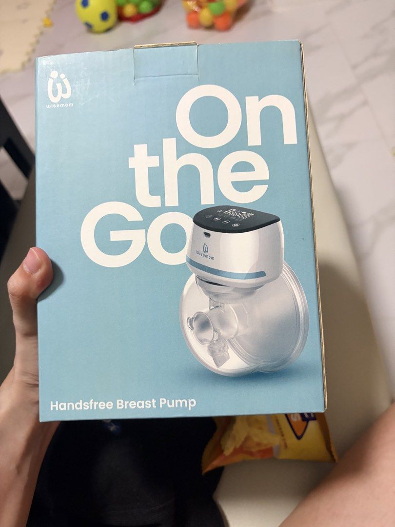 Wisemom On the Go Handsfree Breast Pump (Category: Breastfeeding & Bottle Feeding) located in Antipolo. Submitted by zbltrx (Listing ID 1425362586, Image 1). Description: Used only few times then nastock na sa bahay. Good for go to mommies!! Buyla na. 🙂.