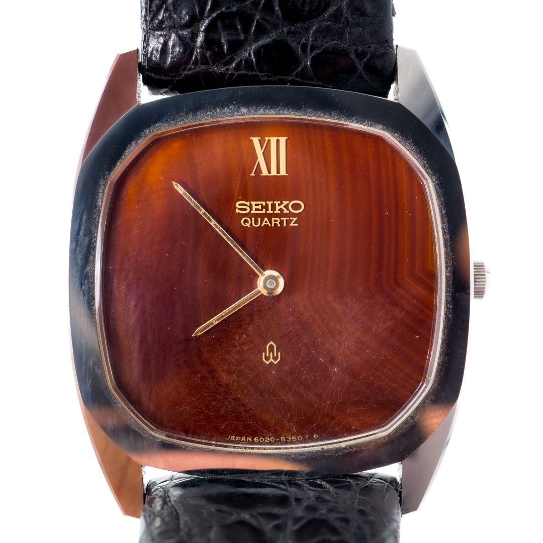 1980s Seiko "Agate" Stone Dial SHAC 6020-5260, Men's Fashion, Watches ...