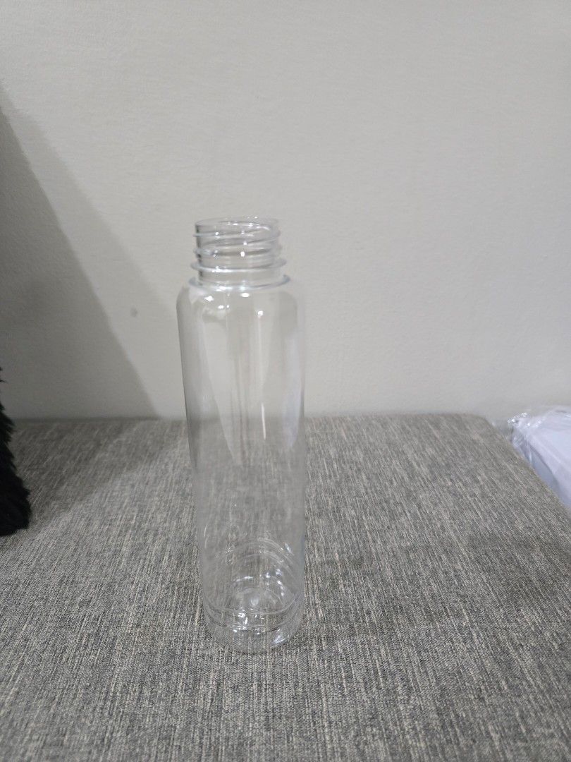 400ML EMPTY BOTTLE WITH BLACK CAP.449874446296688640