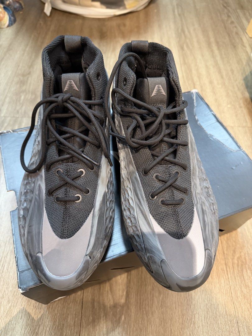 Adidas Anthony Edwards AE 1 Basketball Shoes (Category: Sneakers) located in Pasig City. Submitted by joy_b_ (Listing ID 1425445521, Image 1). Description: Adidas AE 1 basketball shoes in black and grey. - shoes come with their original box. - US 9, UK 8 1/2, and EUR 42 2/3. - used 4x only - booking and SF c/o buyer.