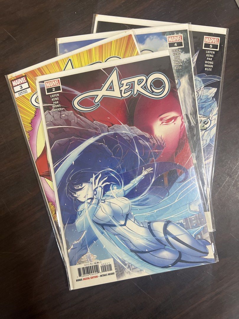 Aero (#1-5) Comic Book Set, signed by Whilce Portacio (Category: Comics & Manga) located in Bacoor. Submitted by homergarage (Listing ID 1425473042, Image 2). Description: This item is a collectible comic book titled Aero with issue #3, featuring a variant cover illustrated and personally signed by cover artist, Whilce Portacio..