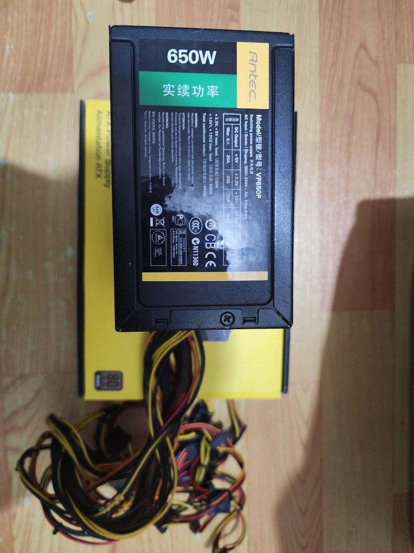 Antec Power Supply Unit 650W (Untested) (Category: Computer Parts) located in Manila. Submitted by olxph_334941758 (Listing ID 1425545525, Image 3). Description: Untested Location: QC Batasan Hills.