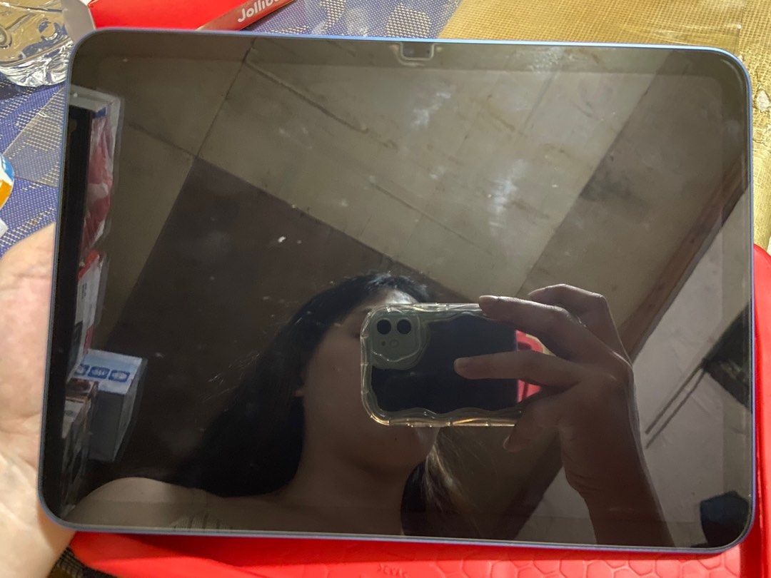 Apple iPad Air (Blue) (Category: iPad) located in San Juan City. Submitted by carreonjaninealexis (Listing ID 1425484451, Image 2). Description: Ipad 11th gen (A16) 128g Bought last month, February 2026. RFS: too big for my toddler. Has a box, charger, screen protector, +casing..