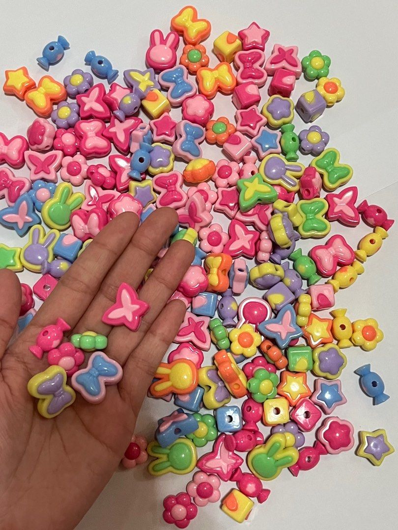 Assorted Charm Beads (Category: Charms) located in Manila. Submitted by hellostellaa (Listing ID 1425529362, Image 1). Description: Assorted Color Charms.