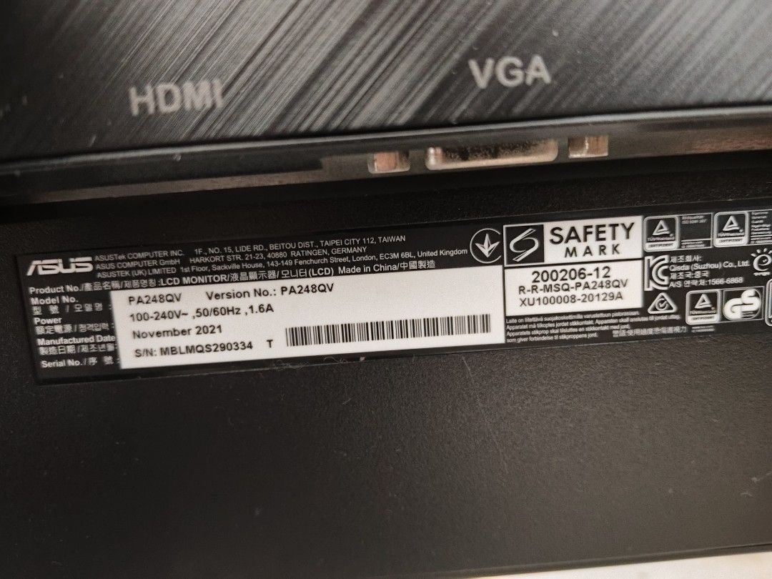 Asus Monitor65672425574914112