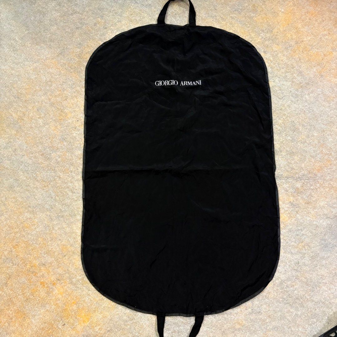 Authentic Giorgio Armani Black Nylon Garment Bag (Category: Luxury Bags & Wallets) located in Binangonan. Submitted by makoleksyon (Listing ID 1425579807, Image 2). Description: Excellent condition Like new No flaws Bought in Japan 💯% Authentic Money back guarantee .