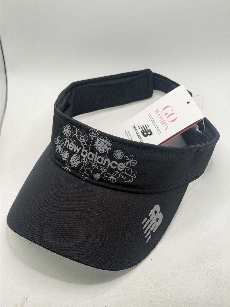 Authentic New Balance Visor Cap Go Women (Category: Caps & Hats) located in Mandaluyong City. Submitted by elle_scent (Listing ID 1425486493, Image 1). Description: Last Price Posted Brandnew and Authentic Personally bought these from Japan Actual photos are posted Color Black and White Brand: New Balance Product No.: LAH45666 Color: BK (Black) Size: OSZ – One Size Fits All (adjustable strap) Material: Main body: 100% Nylon Mesh lining: 100% Poly