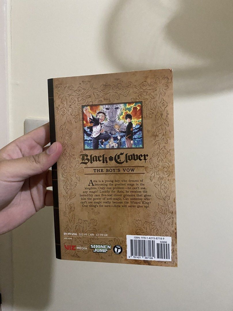 Black Clover Volume 1 (Category: Comics & Manga) located in Dasmarinas. Submitted by dockyyy (Listing ID 1425554513, Image 2). Description: .