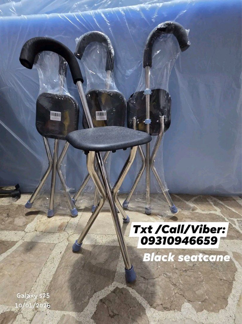 Black Seat Cane (Category: Braces, Support & Protection) located in Manila. Submitted by rheata225 (Listing ID 1425518798, Image 1). Description: .