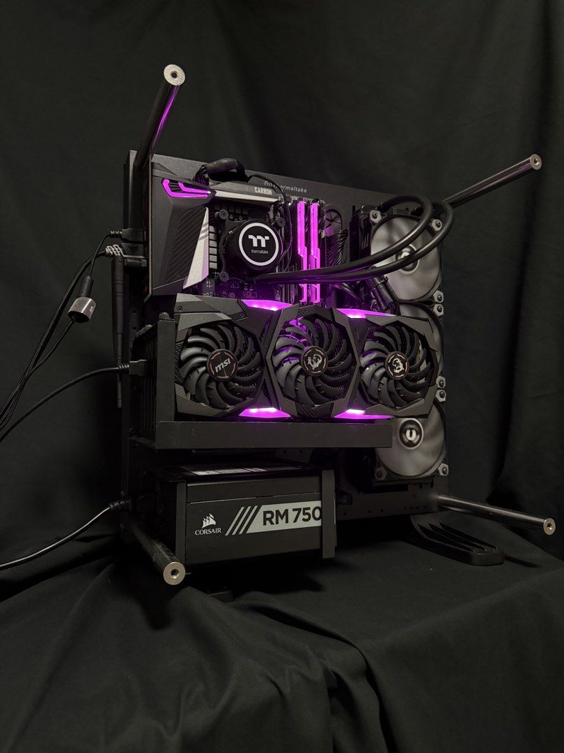 Budget Gaming PC with Open Case design