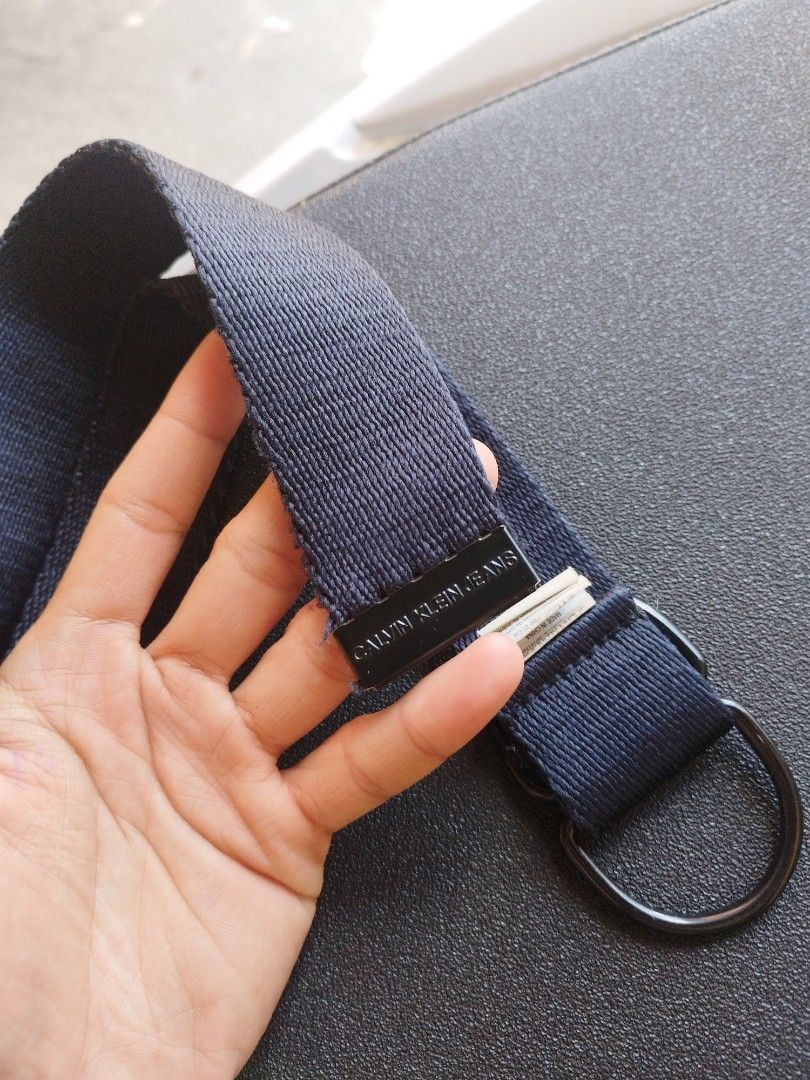 calvin klein belt (Category: Belts) located in Bulacan. Submitted by side.hustle11 (Listing ID 1425499417, Image 3). Description: Waist 30-36, EXCELLENT CONDITION LOC BULACAN.