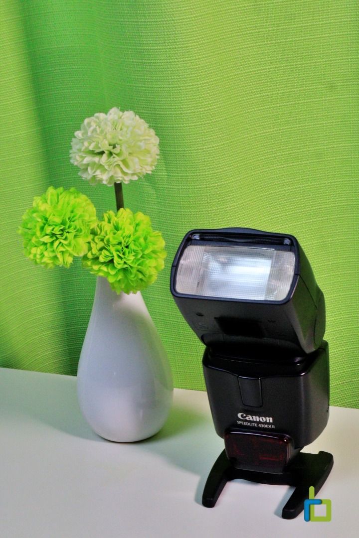 Canon Speedlite 430EX II Flash (Category: Flashes) located in Quezon City. Submitted by r4yb4n315 (Listing ID 1425470353, Image 2). Description: Canon Speedlite 430 EX II Flash Overview: The Canon Speedlite 430EX II is a compact, versatile E-TTL II compatible flash with a guide number of 43m (141 ft.) at ISO 100/105mm. Ideal for on-camera or off-camera wireless slave use, it features a 24-105mm auto-zoom head (14mm with panel), fast/silent recycl