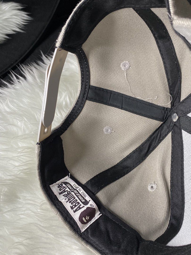 Caps (Category: Caps & Hats) located in Angeles City. Submitted by beracahstitchesxwears (Listing ID 1425530863, Image 3). Description: The cap in your image is a BAPE Shark 6-Panel Cap in beige, a hallmark piece from the Japanese streetwear giant A Bathing Ape. .