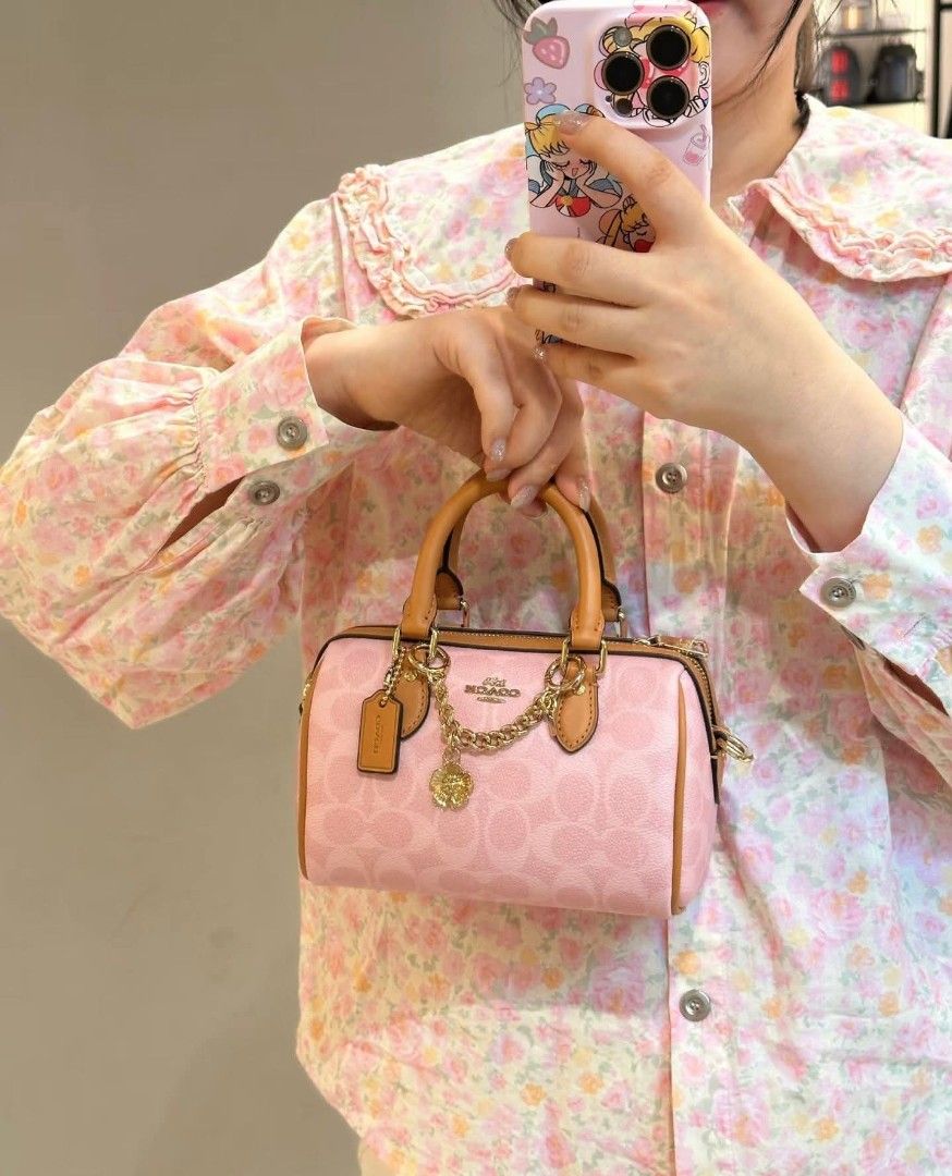 Coach Rowan pink (Category: Luxury Bags & Wallets) located in Manila. Submitted by authenticbagswatchesco (Listing ID 1367772703, Image 2). Description: ♨️BODEGA SALE‼️ Authentic Coach Bag Sale ₱4,499 each + shipping fee via LBC COD Price ₱4,999 ✅ 100% Authentic ✅ Complete Inclusions ✅ actual photo ❌Mall price : 10-12k❌ 📌 Limited stocks only! 📩 DM now to order! ✅2-4 days delivery via Courier LBC) to Luzon, Visayas and Mindanao! Open Tau for COD