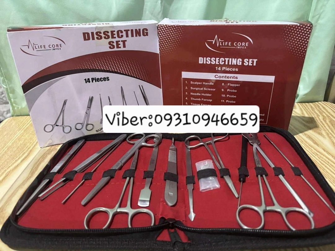 Dissecting kit (Category: Medical Supplies & Tools) located in Manila. Submitted by rheata225 (Listing ID 1425549541, Image 1). Description: .