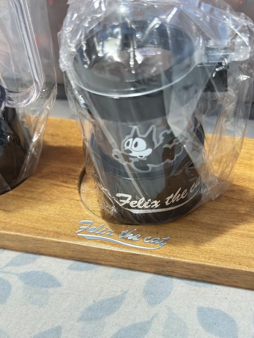 Felix the Cat Spice Rack Bottle Kitchen Set (Category: Food Organization & Storage) located in General Santos City (Dadiangas). Submitted by toysville888 (Listing ID 1425490526, Image 2). Description: Brand New Felix the Cat spice rack set with wooden stand. NO FLAWS. no box but i will put these in a box upon shipment. .